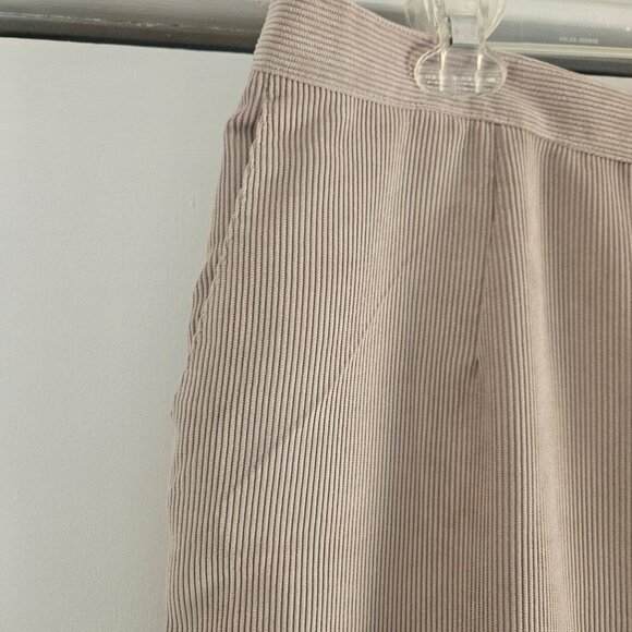 Alfred Dunner Corduroy Elastic Waist Proportioned Tan 18W Stretch Pants - Picture 3 of 8